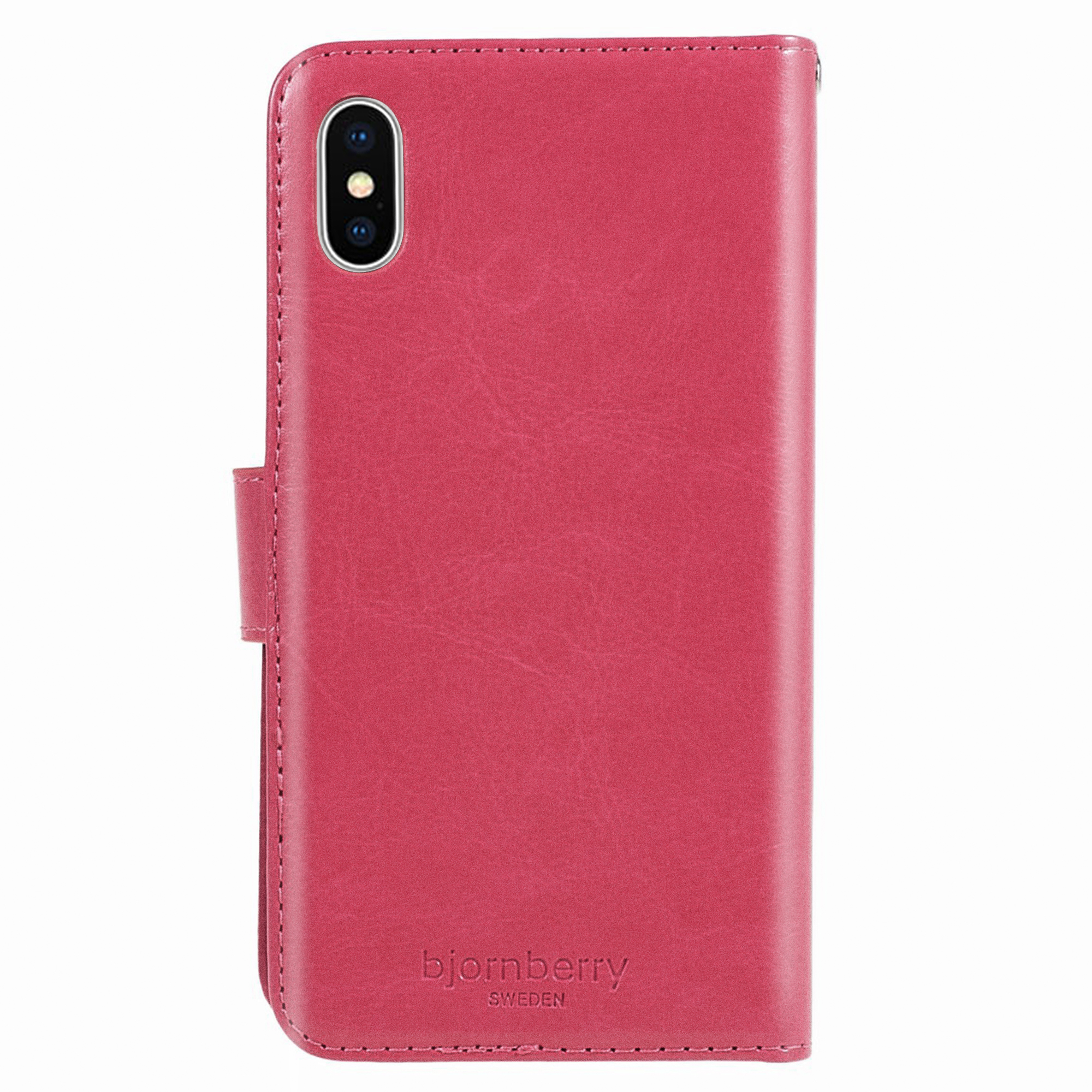 iPhone X/Xs Magnet Wallet Case - Magenta - 4