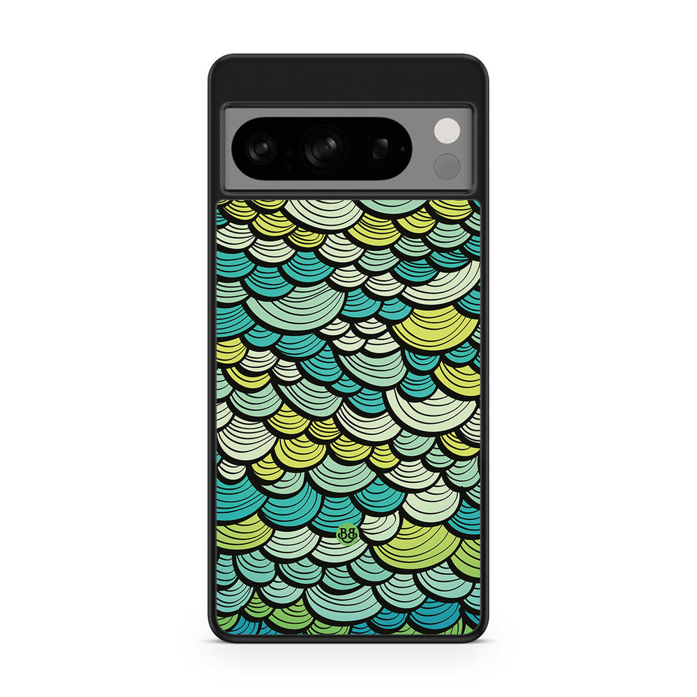 Google Pixel 8 Pro Case - Green Mermaid Scales