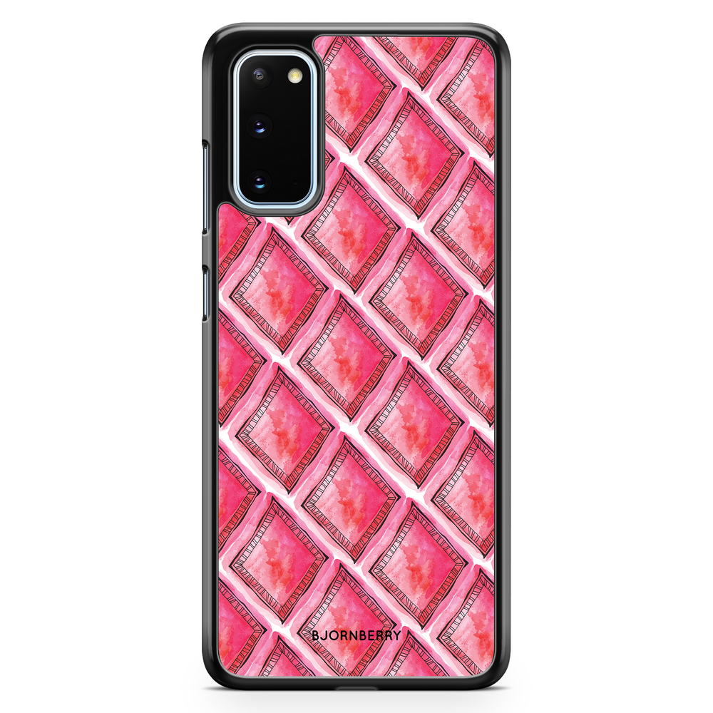 Samsung Galaxy S20 Case - Red Rhombus
