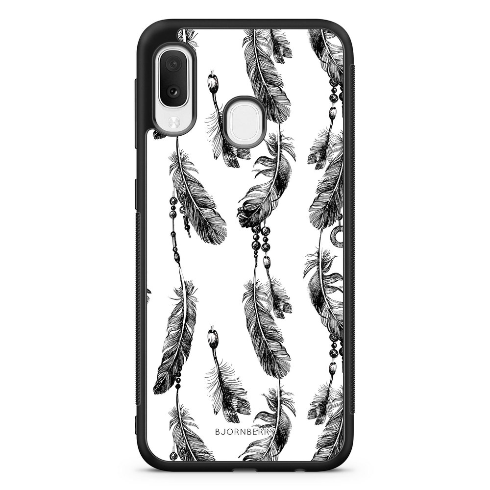 Samsung Galaxy A20e Case - Feathers