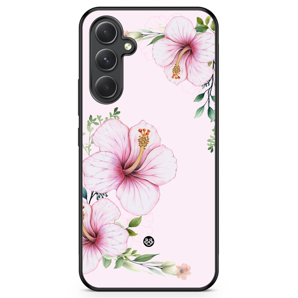 Samsung Galaxy A54 5G Case - WILD BLOOM - Soft Hibiscus