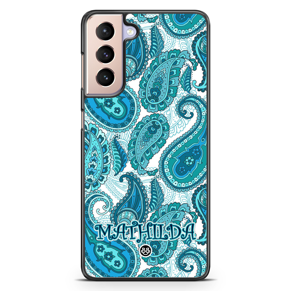 Samsung Galaxy S21 Custom Case - Paisley Name