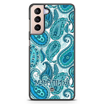 Samsung Galaxy S21 Custom Skal - Paisley Namn