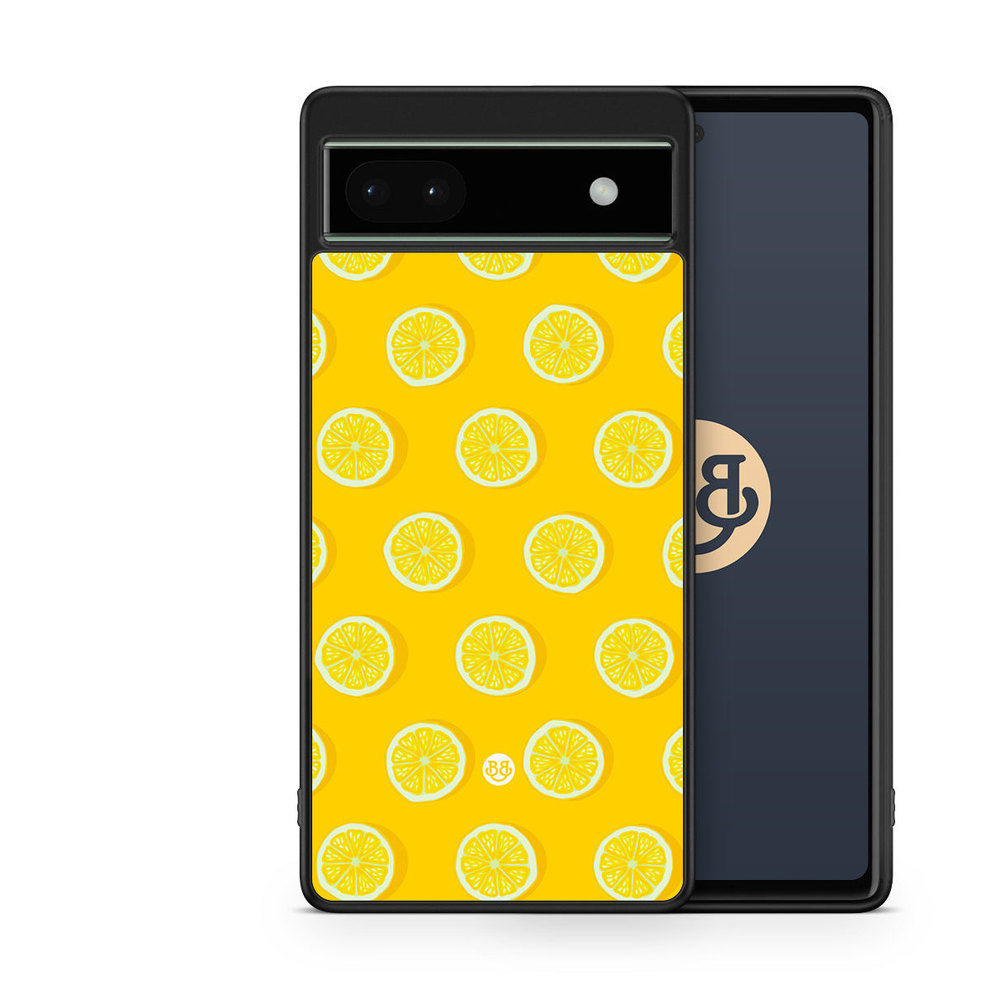 Google Pixel 6a Case - Lemon Pattern