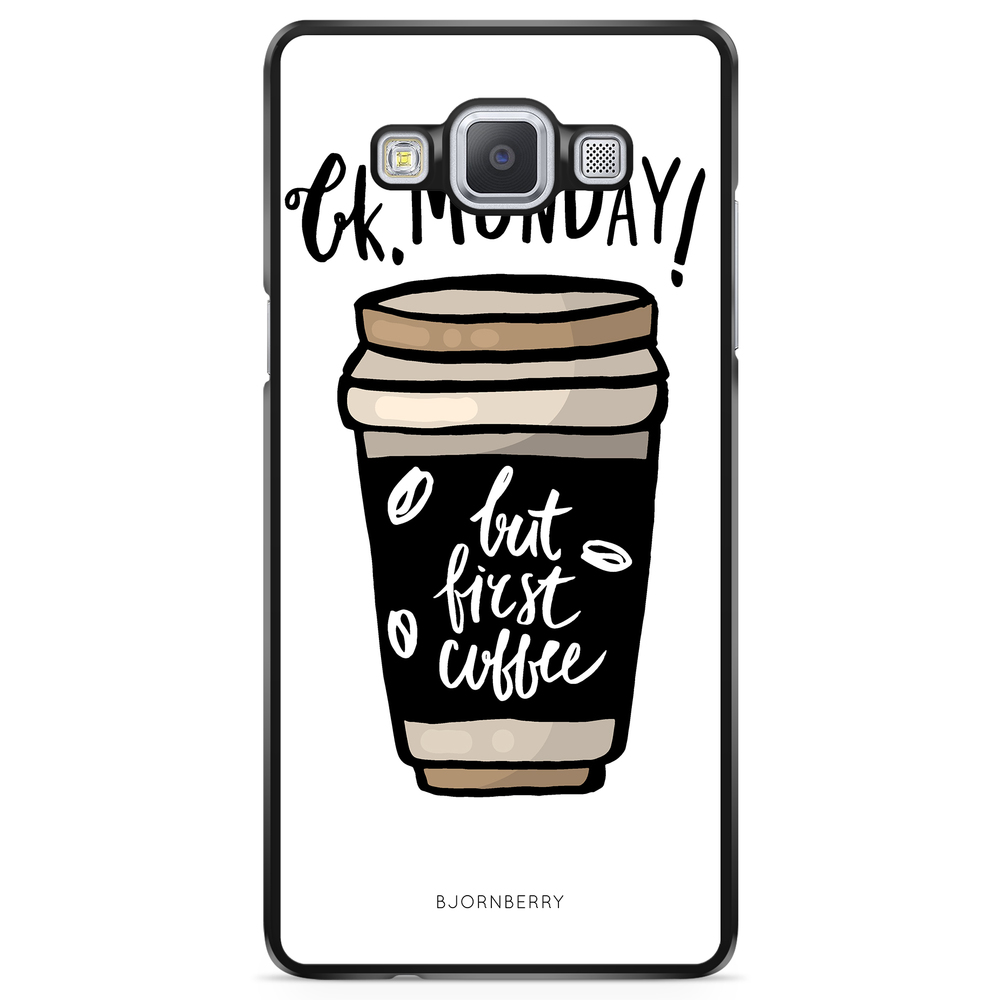 Samsung Galaxy A5 (2015) Case - But First Coffee