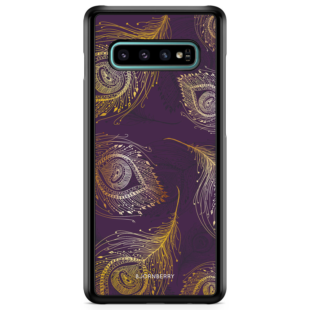 Samsung Galaxy S10 Plus Case - Peacock Feathers