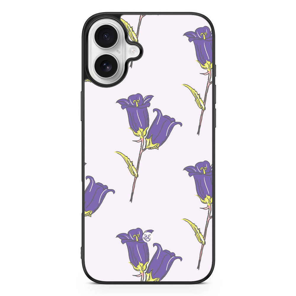 iPhone 16 Plus Case - Wild Purple Flowers