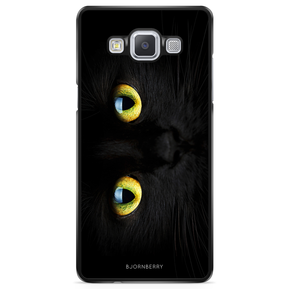 Samsung Galaxy A5 (2015) Case - Black Cat Close Up