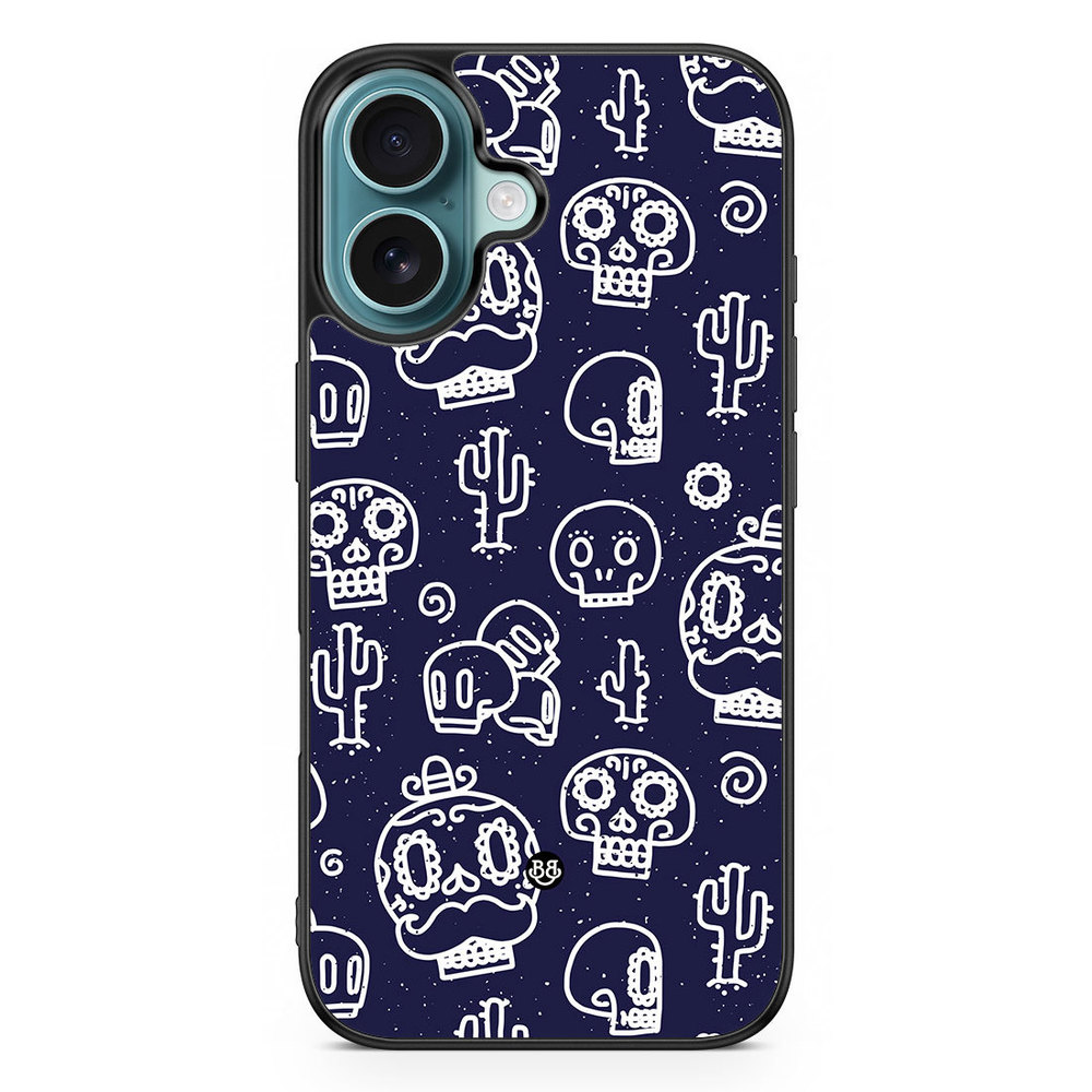 iPhone 16 Case - Oldschool Skulls