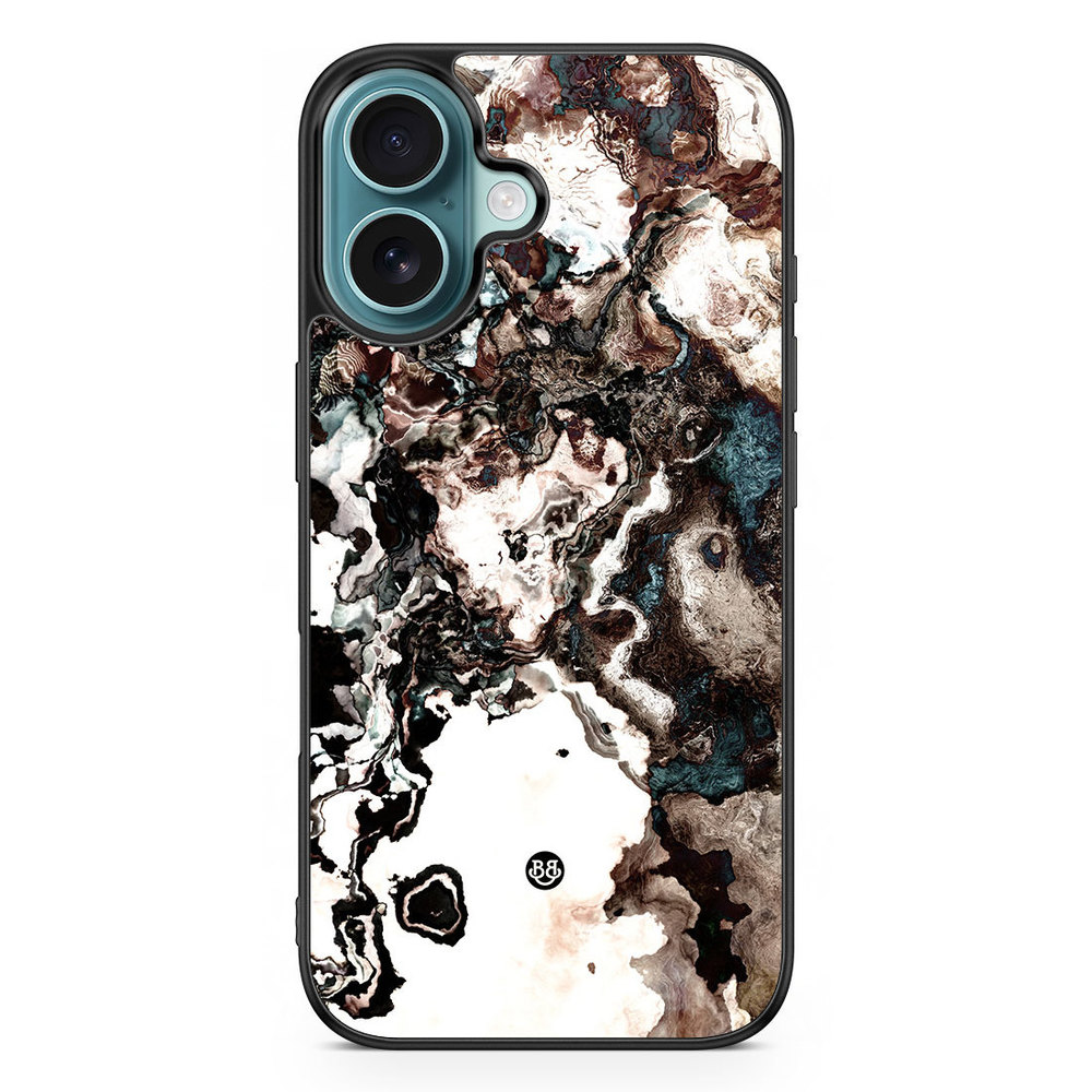 iPhone 16 Case - Marble Brown