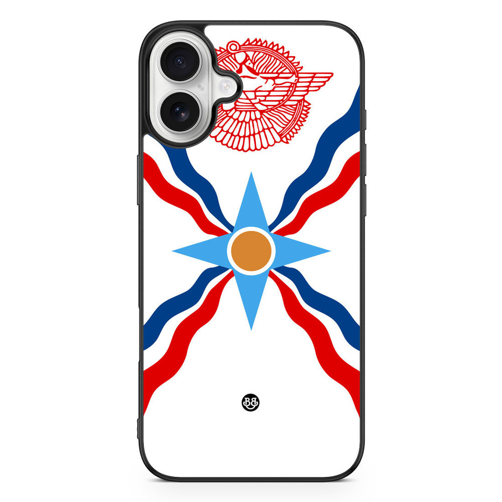 iPhone 16 Plus Skal - Assyriska flaggan