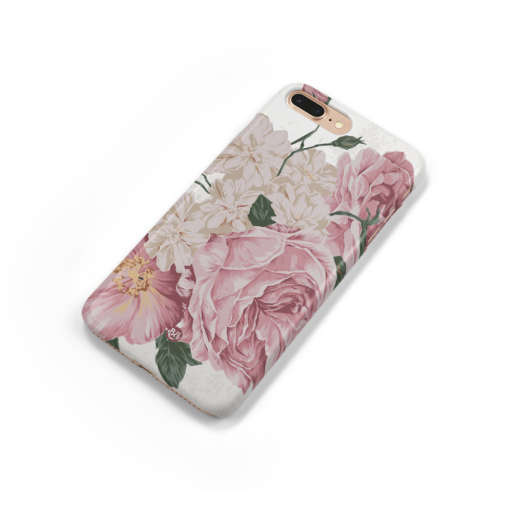 iPhone 6 Plus/6s Plus Premium Case - Pink Roses - 3
