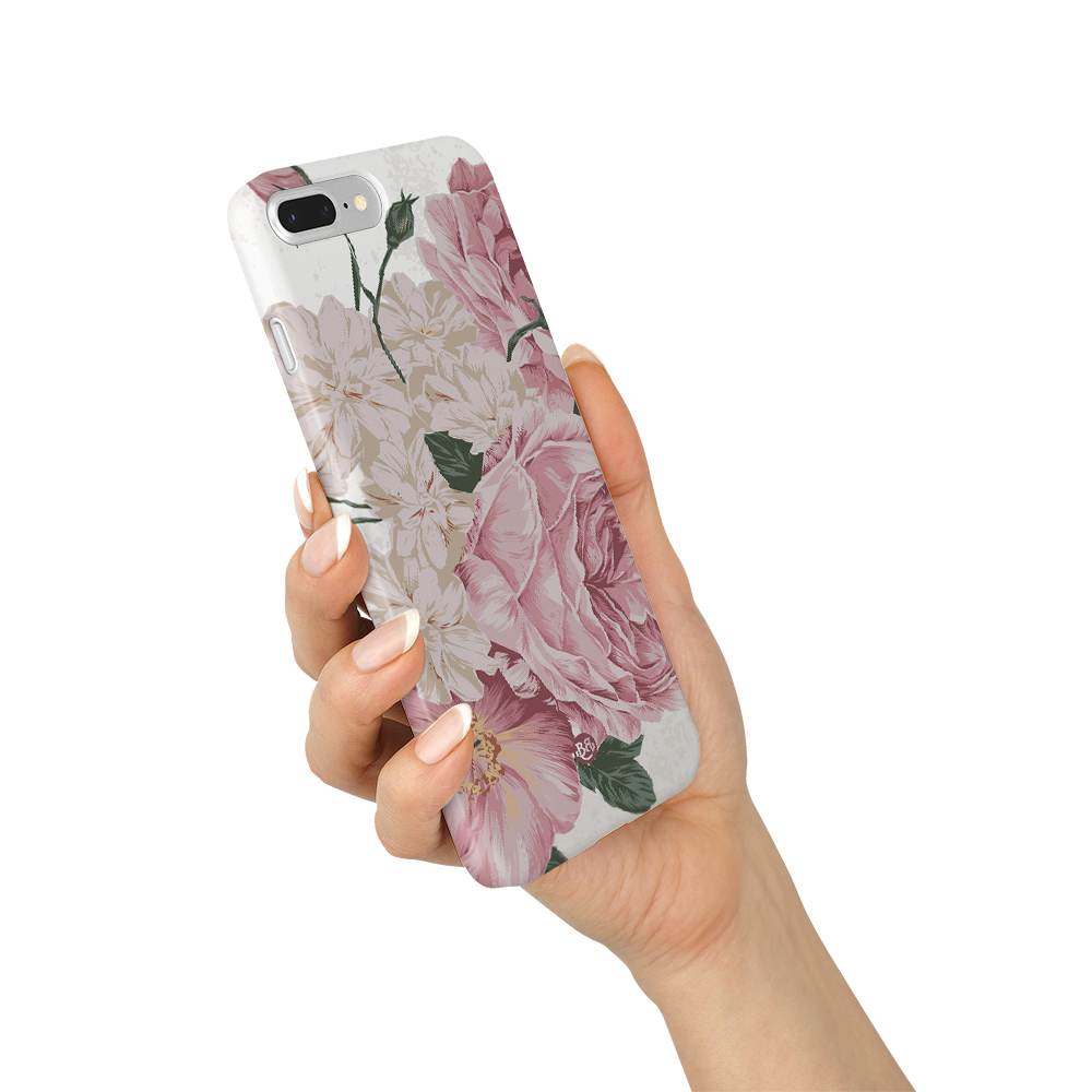 iPhone 6 Plus/6s Plus Premium Case - Pink Roses - 2