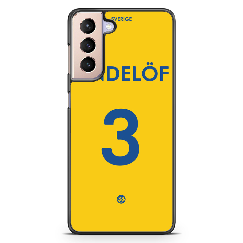 Samsung Galaxy S21 Custom Case - Sverige Namn/Nummer