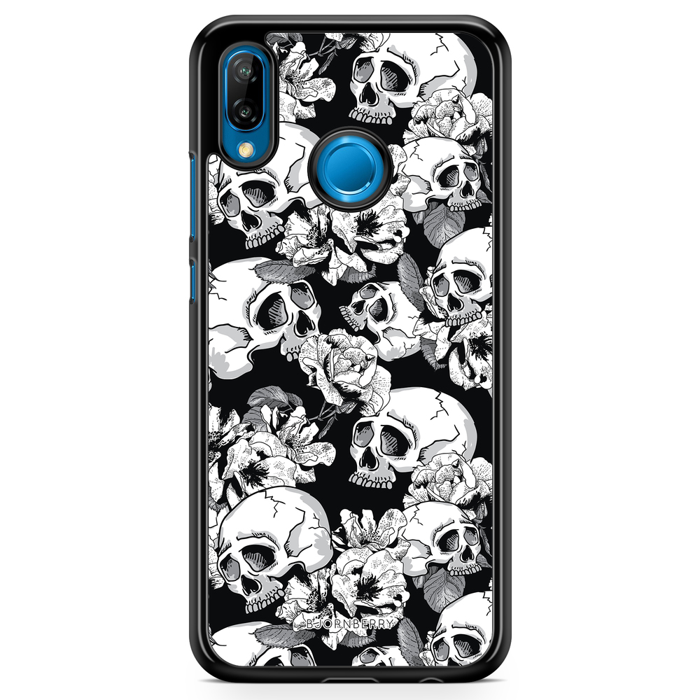 Huawei P20 Lite Case - Skull & Roses