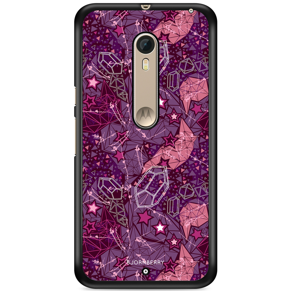 Moto X Style Case - Purple Stars
