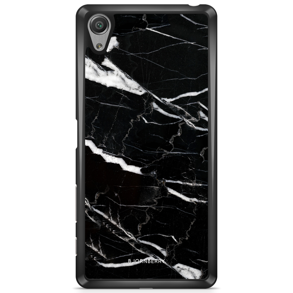 Sony Xperia XA1 Case - Black Marble