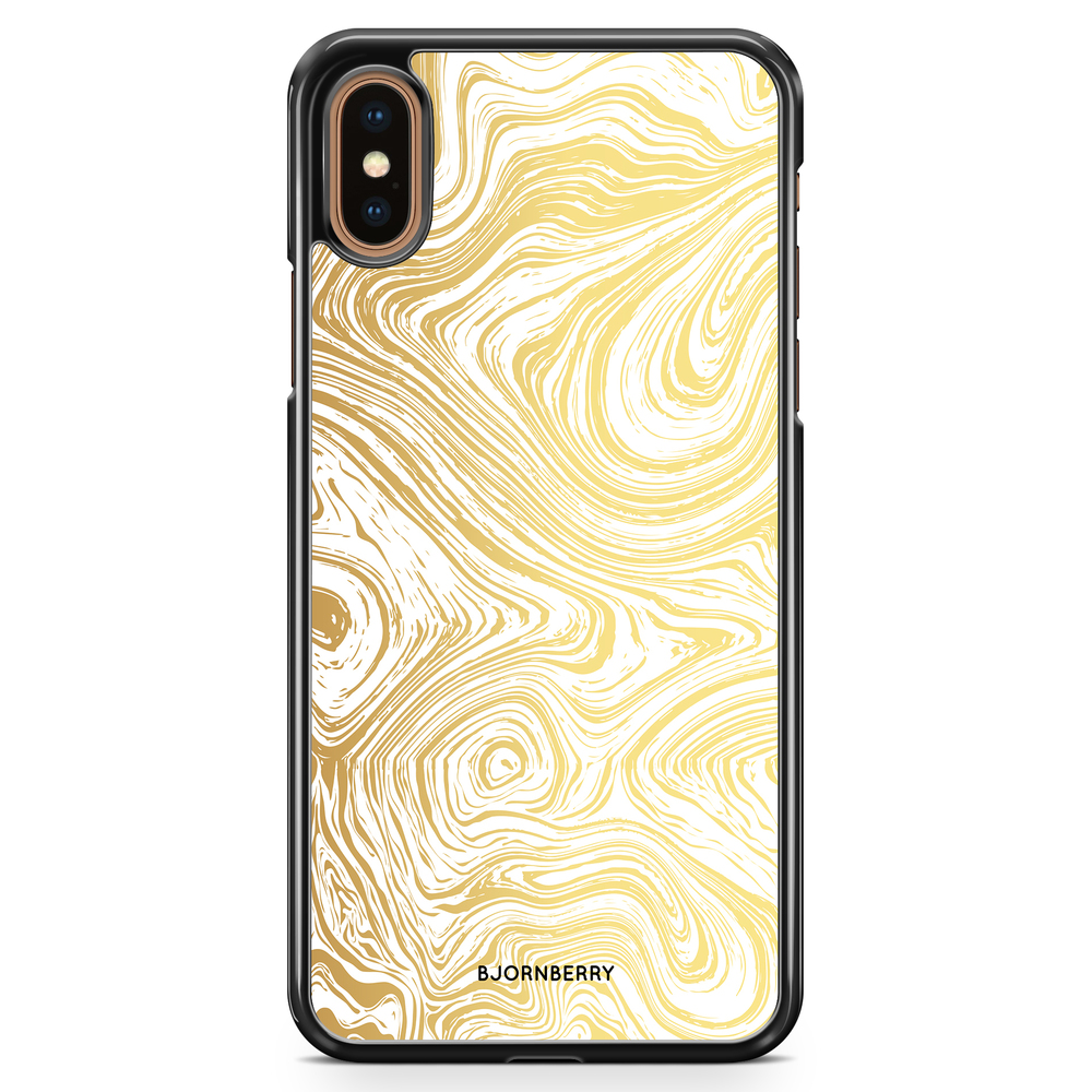 iPhone XS Max Case - Gold Marble