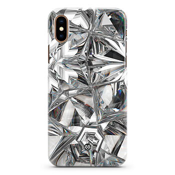 iPhone XS Max Premium Skal - Grey Crystal