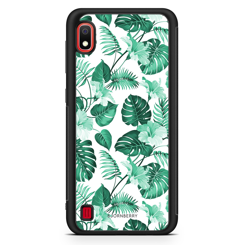 Samsung Galaxy A10 Case - Turquoise Flowers