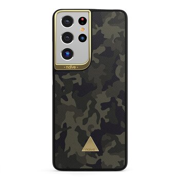 Naive Samsung Galaxy S21 Ultra Skal - Jungle Green Camo