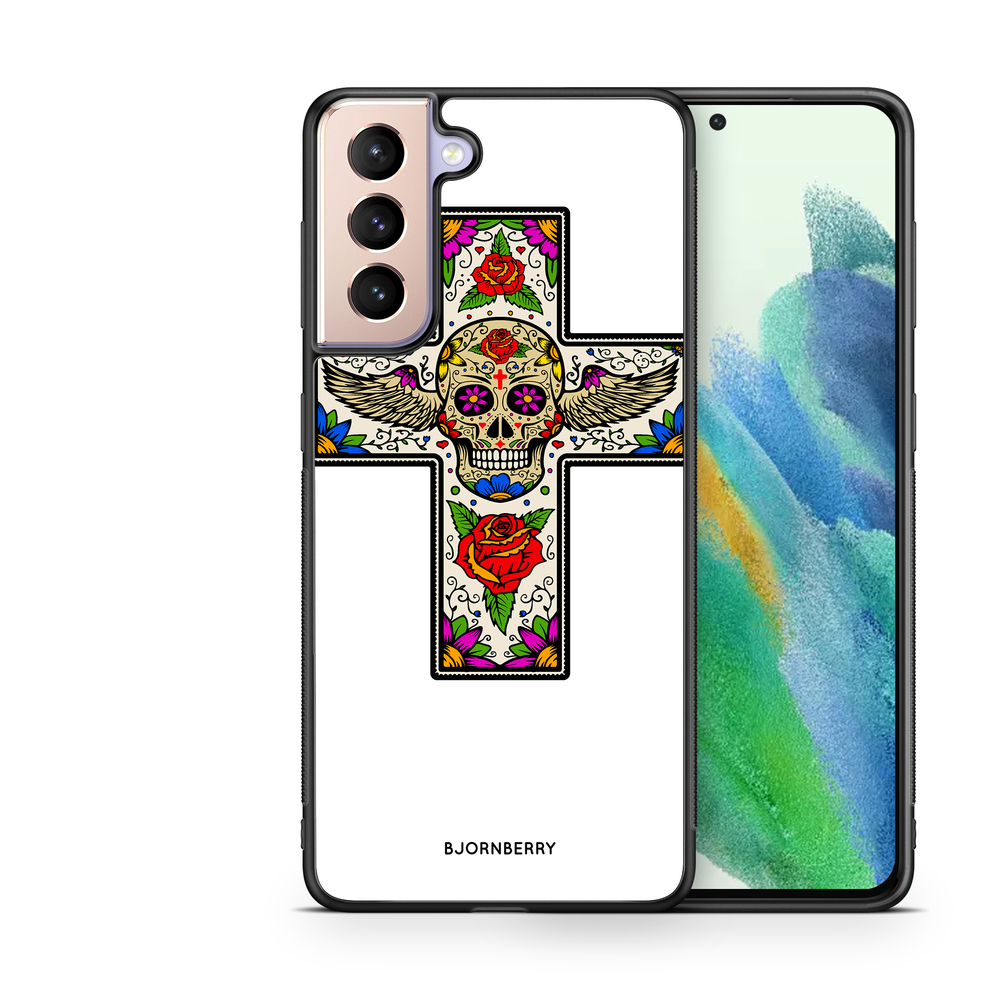 Samsung Galaxy S21 FE 5G Case - Skull Cross