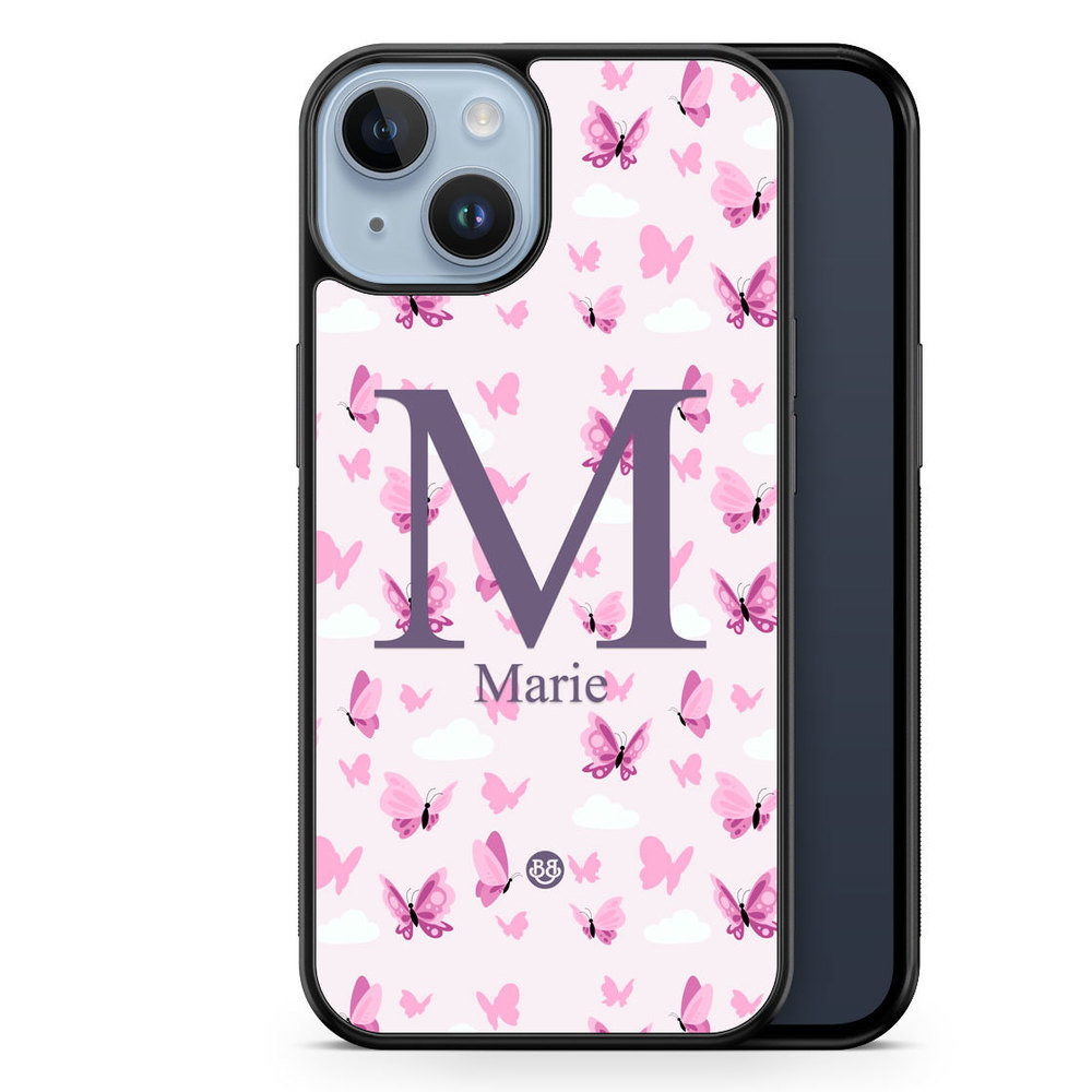 iPhone 14 Plus Custom Case - AWAKEN - Butterfly Pink