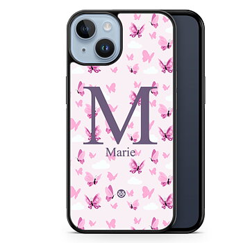 iPhone 14 Plus Custom Case - AWAKEN - Butterfly Pink