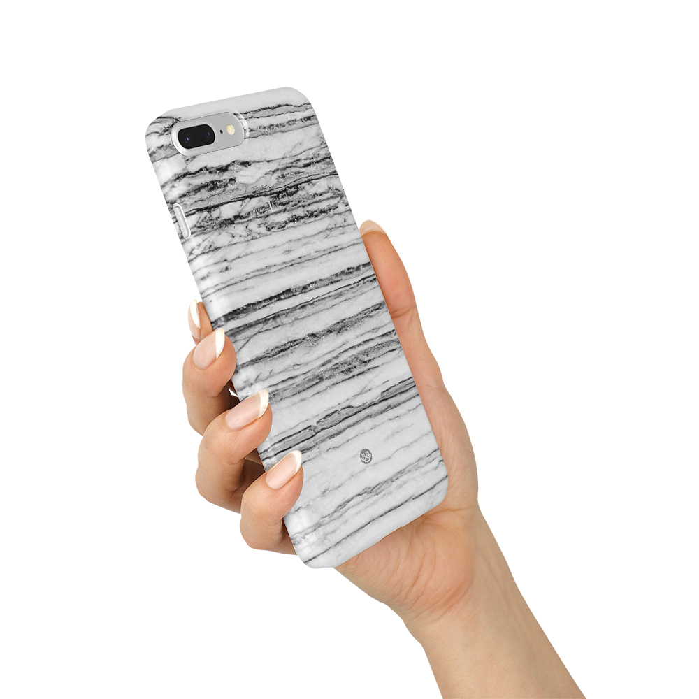 iPhone 6 Plus/6s Plus Premium Case - Grey Marble - 2
