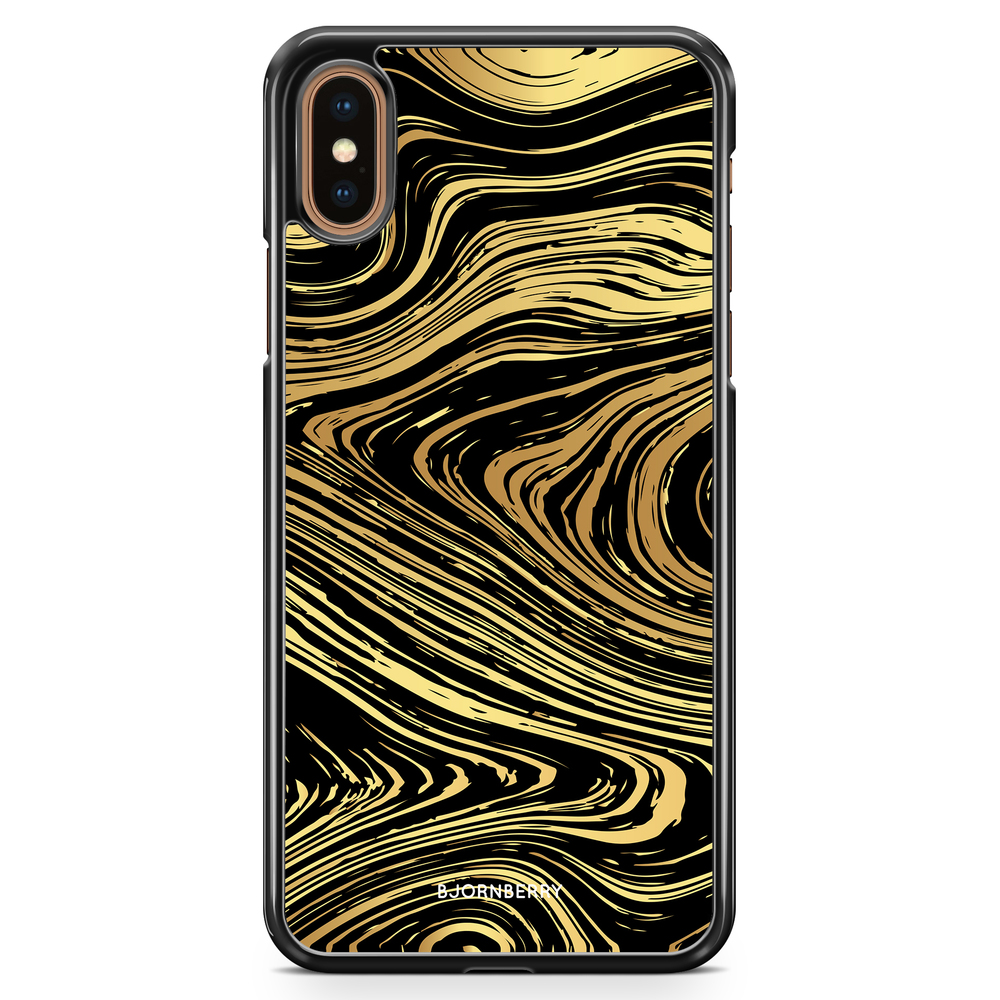iPhone XS Max Case - Gold Marble