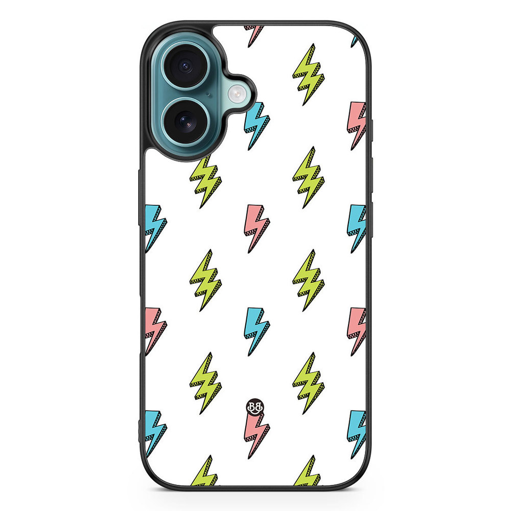 iPhone 16 Case - Lightning Bolts