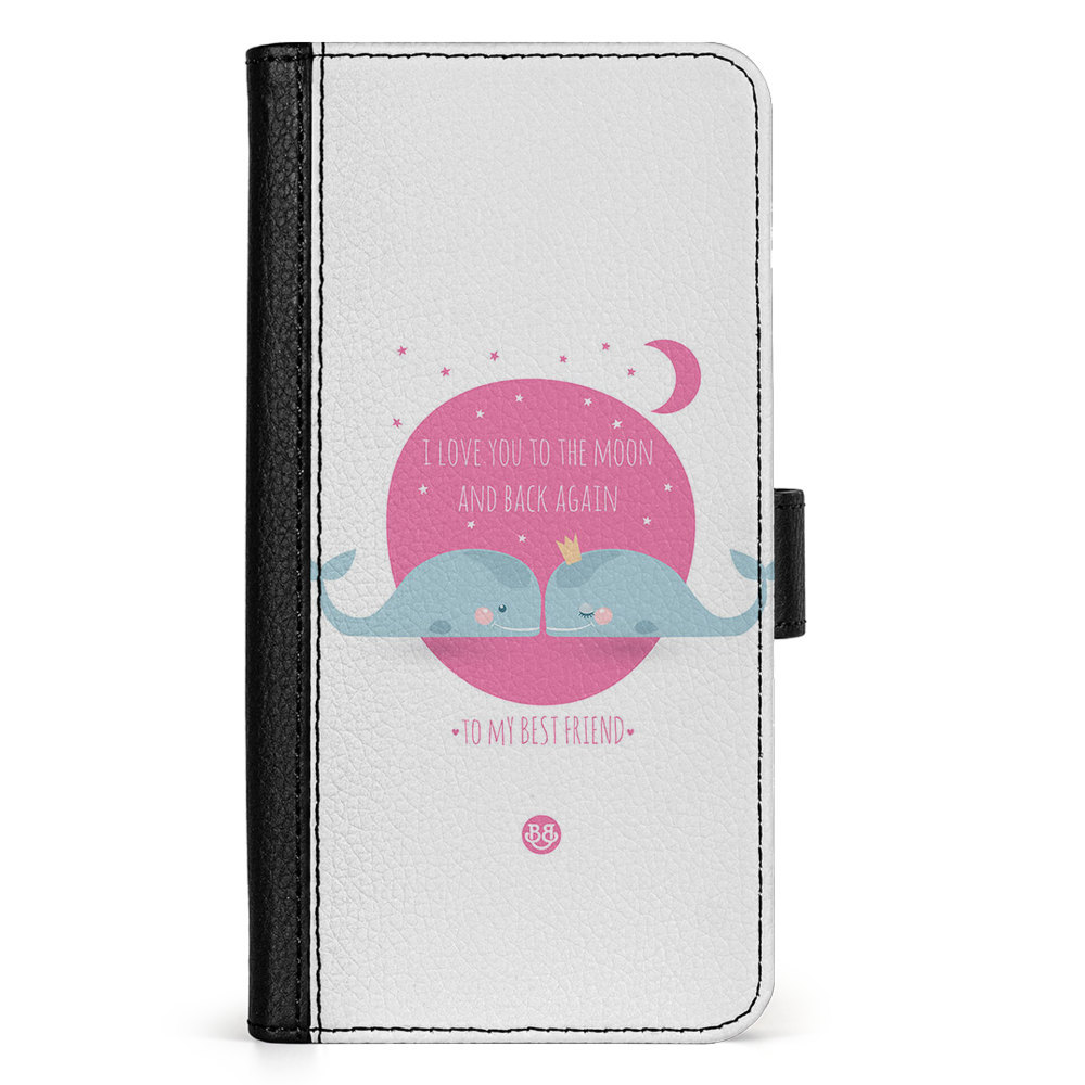 iPhone 16 Pro Wallet Case - Love You To The Moon