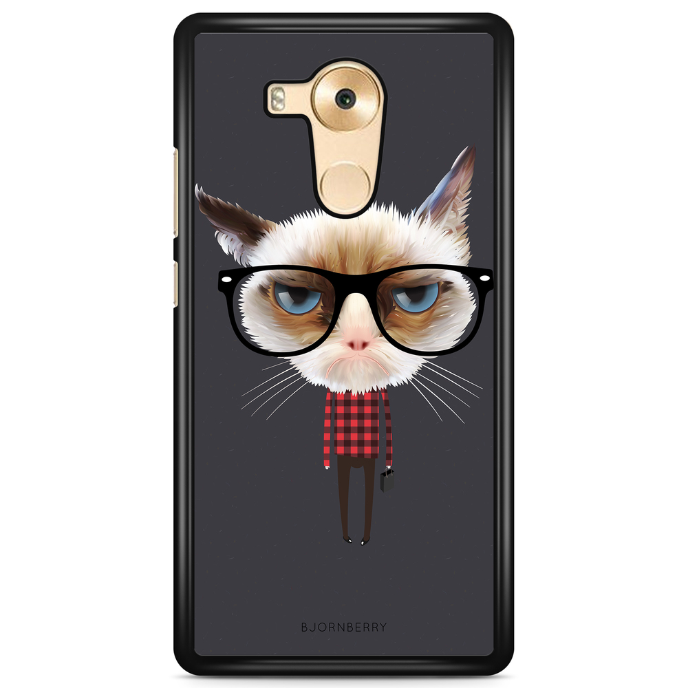 Huawei Mate 8 Case - Hipster Cat