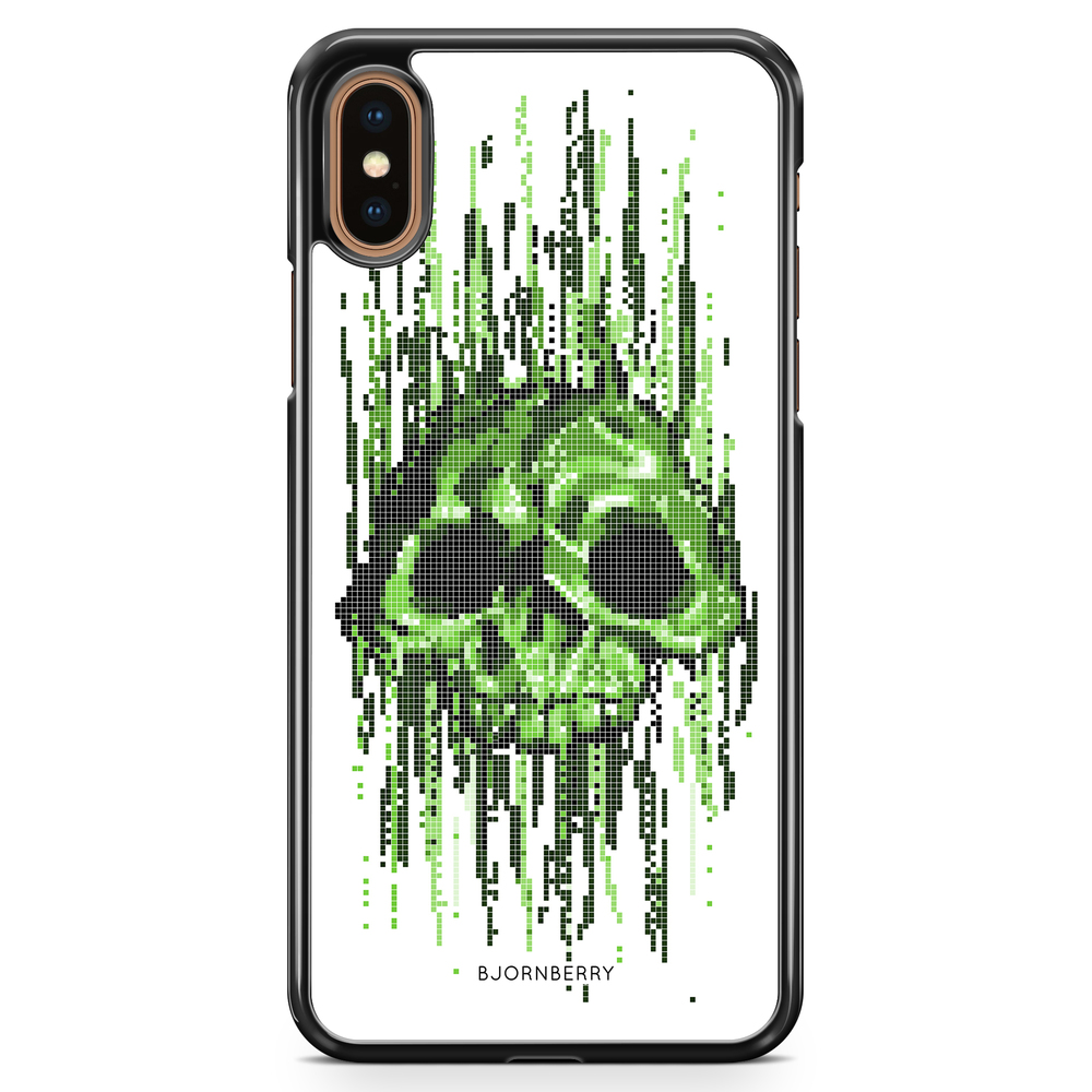 iPhone XS Max Case - Data Virus Skull