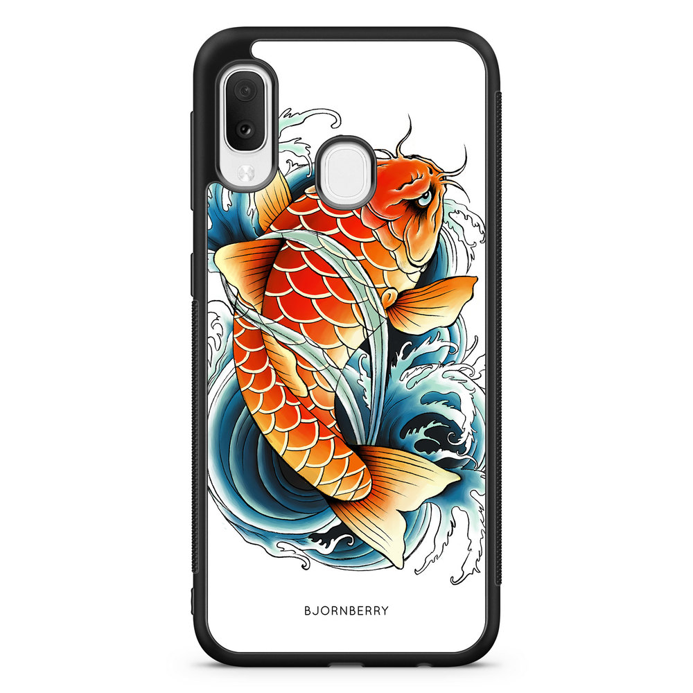 Samsung Galaxy A20e Case - Koi Fish