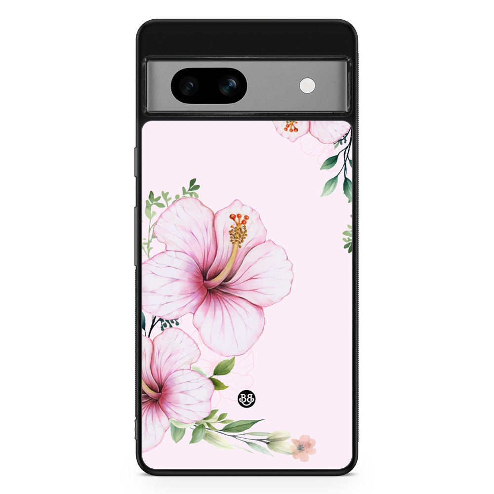 Google Pixel 7a Case - WILD BLOOM - Soft Hibiscus