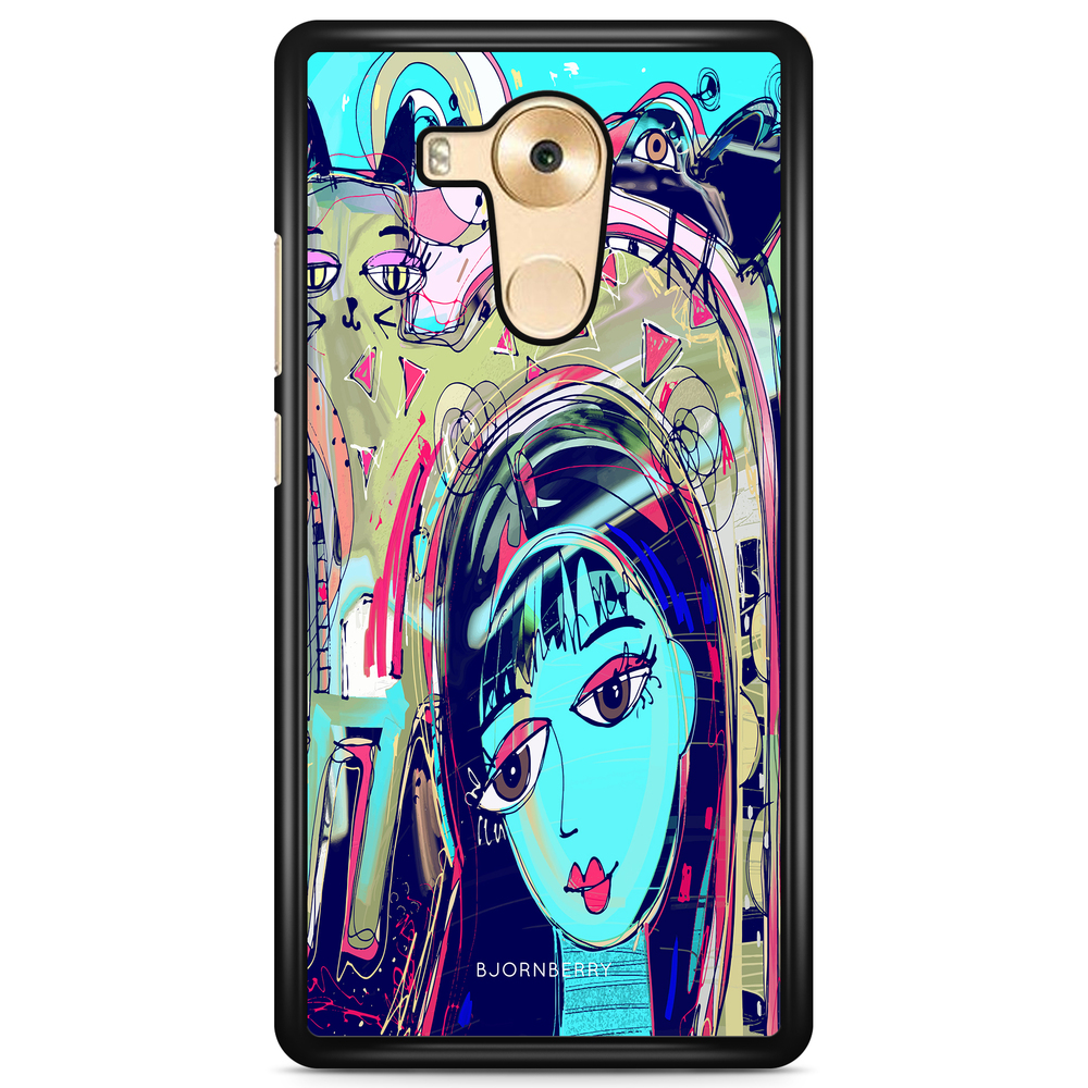 Huawei Mate 8 Case - Abstract Cat