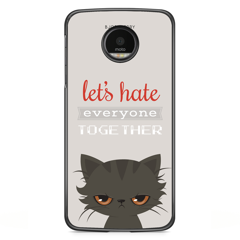 Motorola Moto G5S Plus Case - Angry Cat