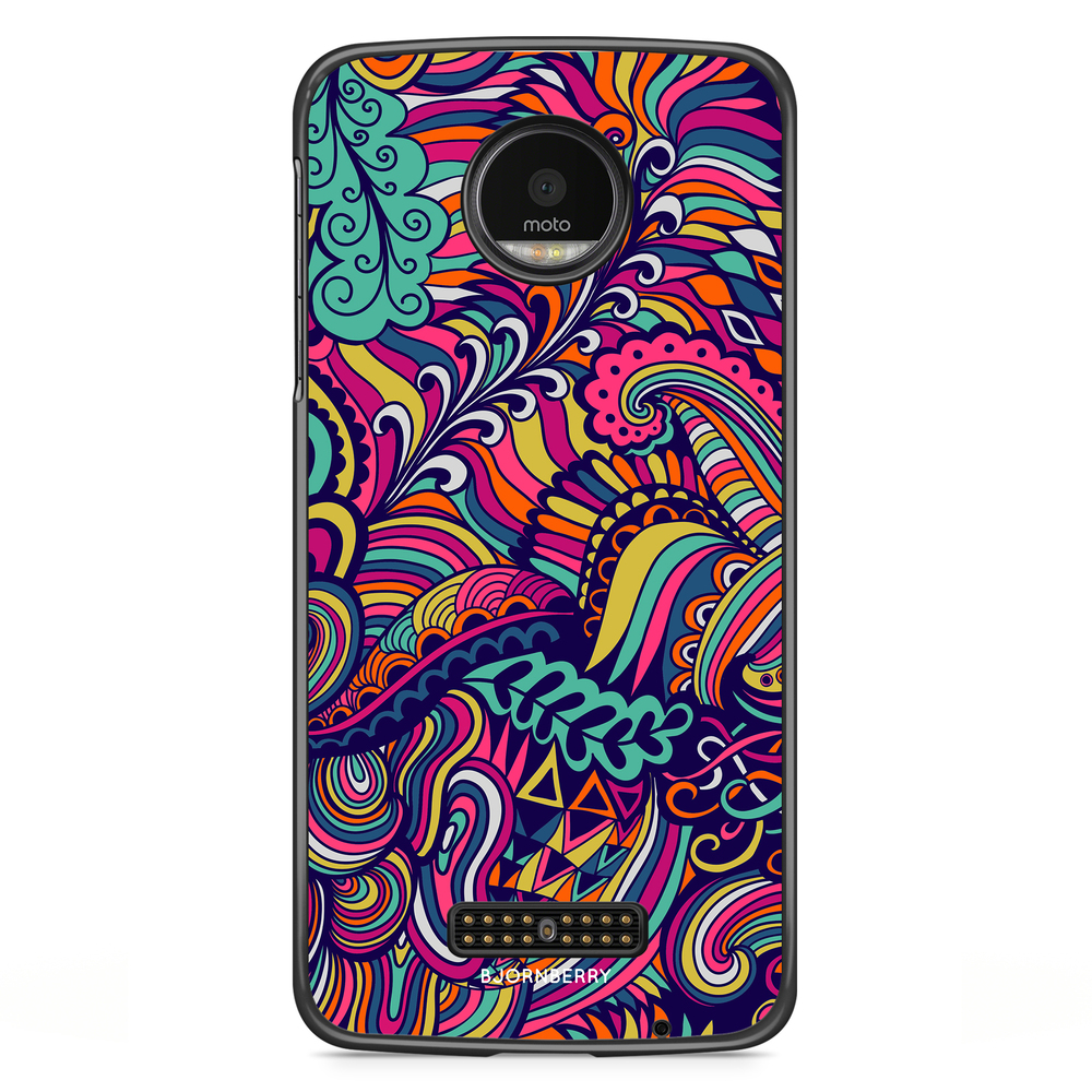 Moto Z2 Play Case - Abstract Floral