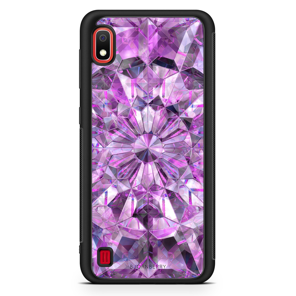 Samsung Galaxy A10 Case - Purple Crystals