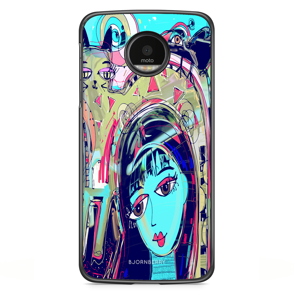 Motorola Moto G5S Plus Case - Abstract Cat