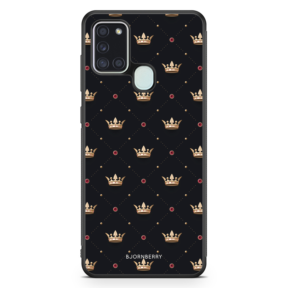 Samsung Galaxy A21s Case - Golden Crowns