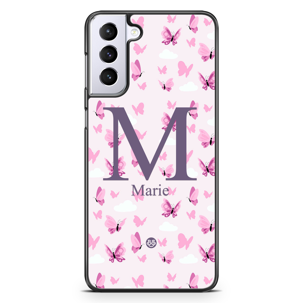 Samsung Galaxy S21 Plus Custom Case - AWAKEN - Butterfly Pink