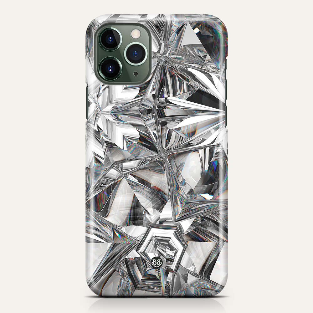 iPhone 11 Pro Max Premium Case - Grey Crystal