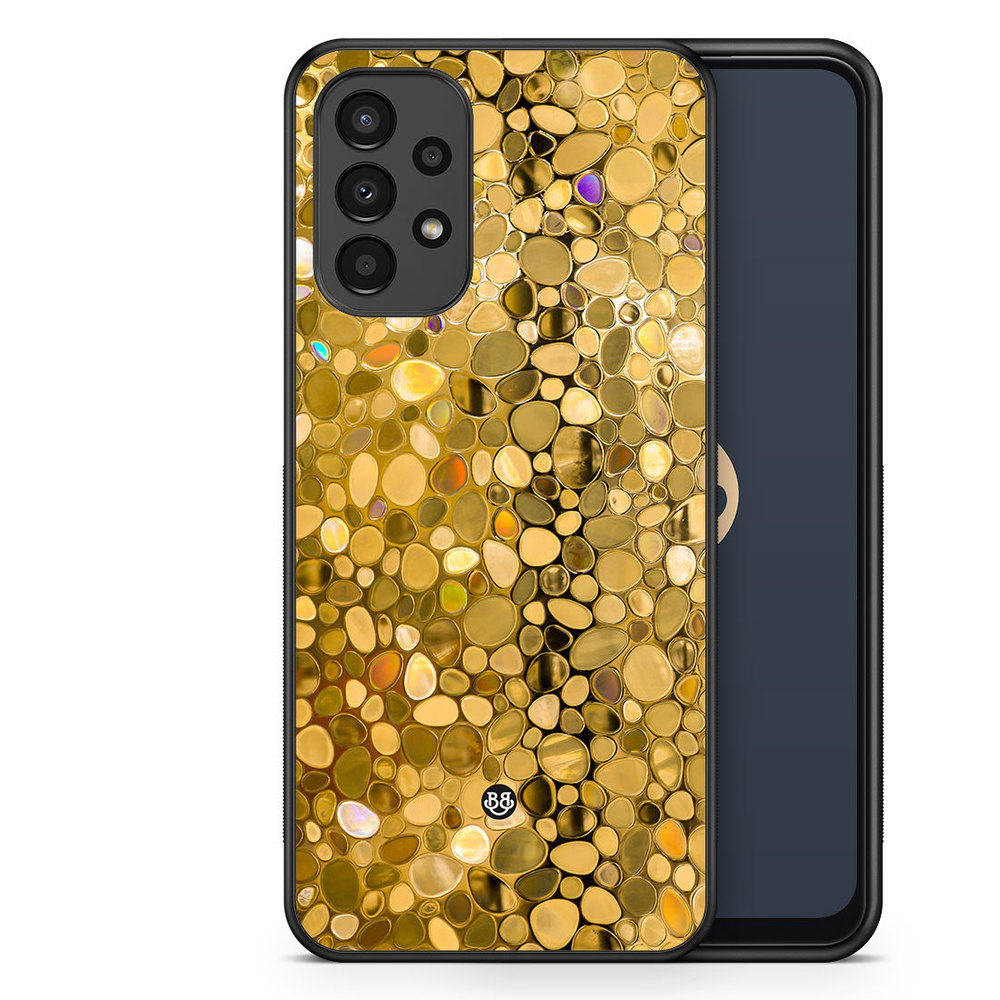 Samsung Galaxy A13 Case - Stained Glass Gold