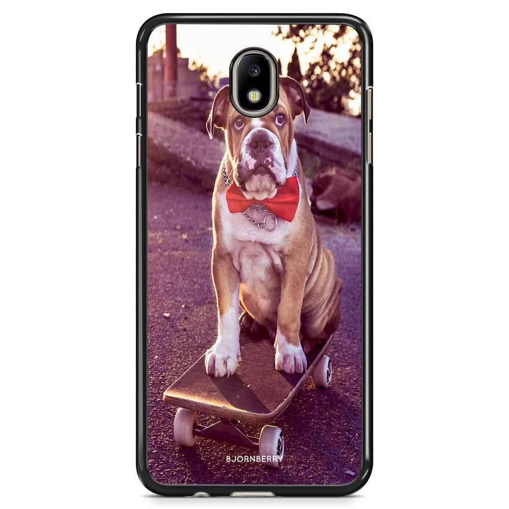 Samsung Galaxy J7 (2017) Case - Bulldog skateboard