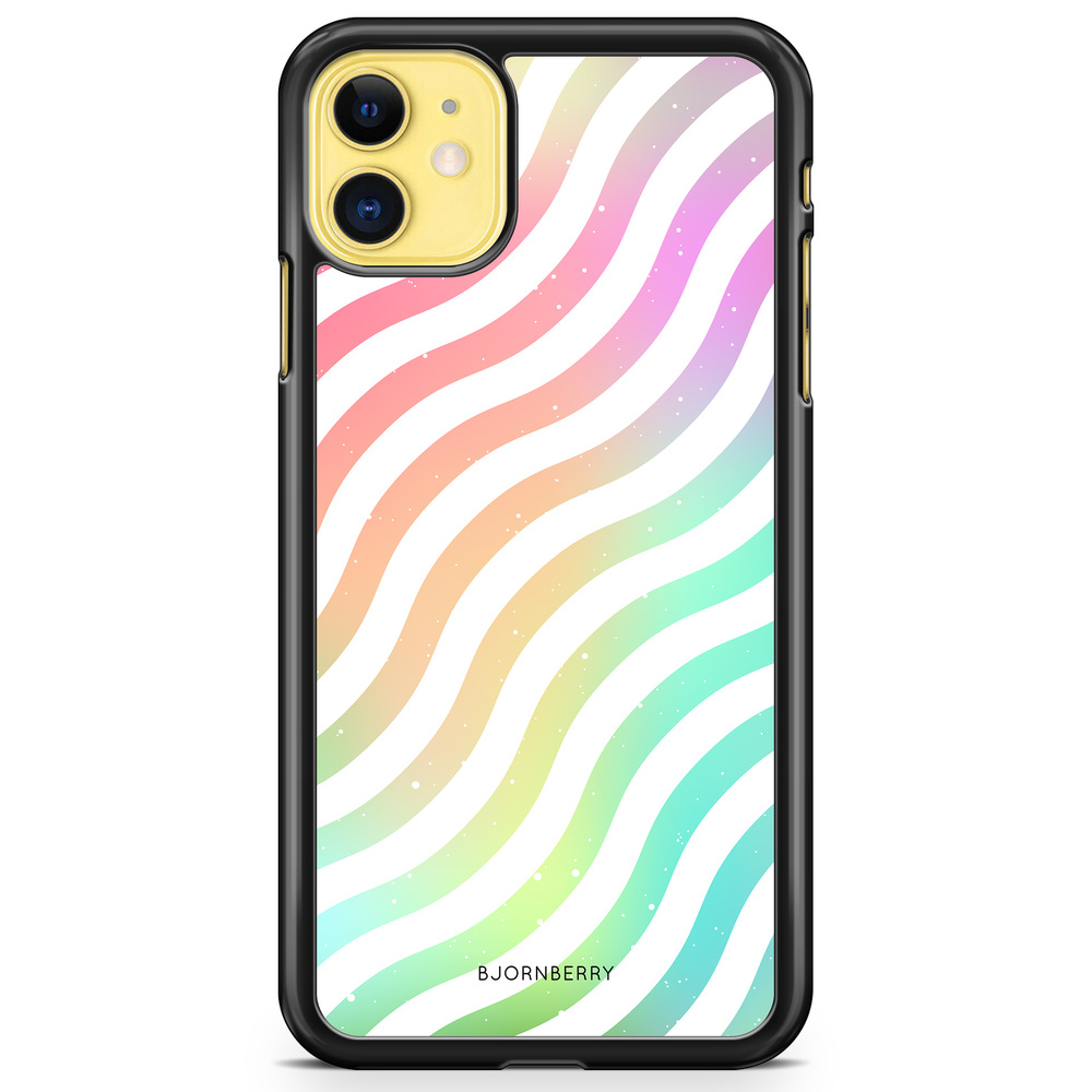 iPhone 11 Case - Wavy Rainbow