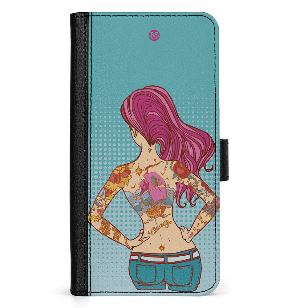 Samsung Galaxy S24 Plus Fodral - Tatuerad Tjej | Mobilskal & Mobilfodral BJORNBERRY