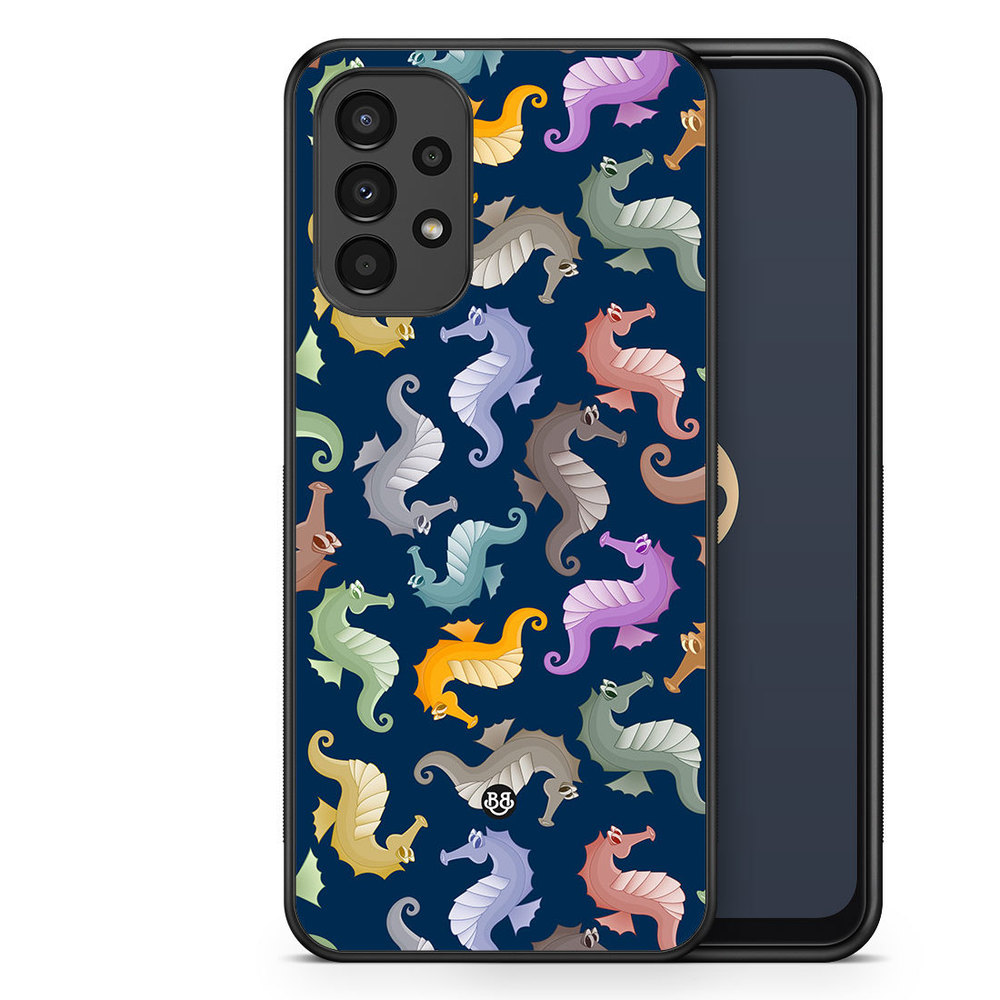 Samsung Galaxy A13 Case - Cartoon Sea-Horse