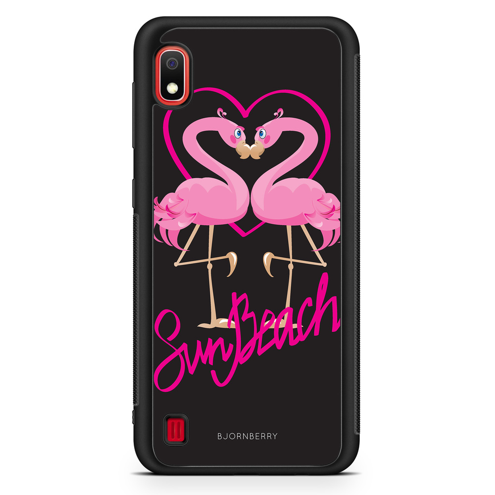 Samsung Galaxy A10 Case - Sun Beach Flamingo